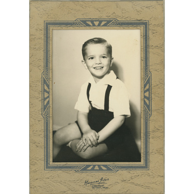 SLM P2022-0976 - Porträtt på en pojke i Detroit, USA