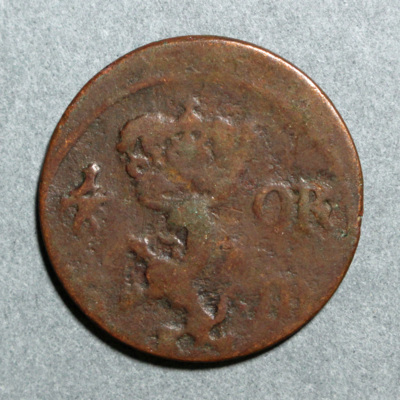 SLM 8308 4 - Mynt, 1/6 öre kopparmynt, Karl XI, 1676