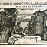 SLM 7229 - Hedersdiplom från internationell utställning i Bordeaux 1927