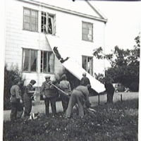 SLM POR52-2212 - Civilförsvaret i Björkvik övar år 1952