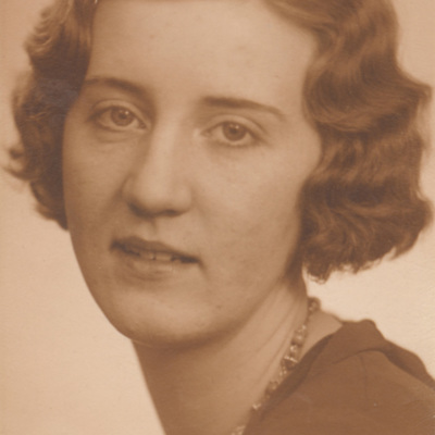 SLM P2015-638 - Karin Wohlin som ung kvinna, omkring 1930.
