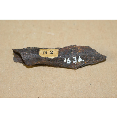 SLM 18237 - Armborstpil av järn, medeltid