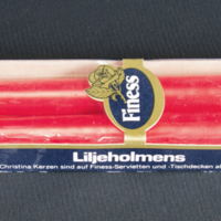 SLM 36985 - Förpackning med röda stearinljus, Liljeholmens 