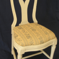 SLM 499 - Tidig gustaviansk stol, övergångstiden mellan rokoko och gustaviansk