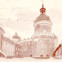 SLM M027701 - Yttre borggården på Gripsholms slott i Mariefred