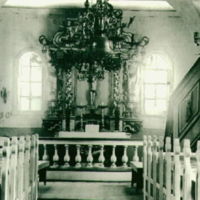 SLM R97-81-6 - Altaret i Lilla Malma kyrka, cirka 1897