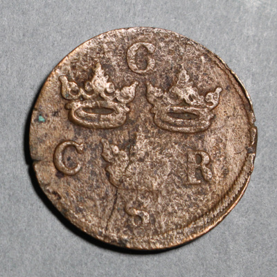 SLM 16127 - Mynt, 1/4 öre kopparmynt typ I 1660, Karl X Gustav