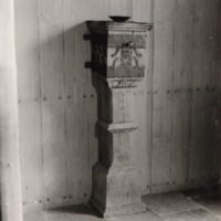 SLM A20-90 - Fattigbössa i Helgesta kyrka år 1959