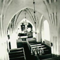 SLM R176-84-11 - Interiör, Torsåkers kyrka, 1984