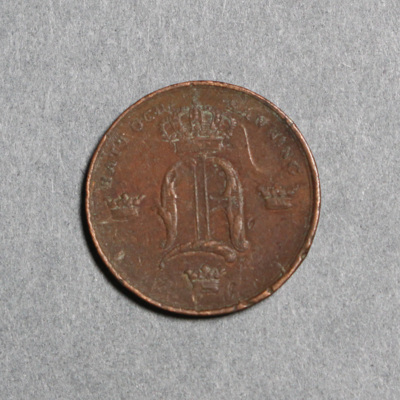 SLM 16651 - Mynt, 1/6 skilling banco kopparmynt 1847, Oscar I