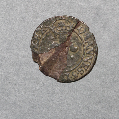 SLM 16855 - Mynt, 1 fyrk silvermynt typ III 1582, Johan III