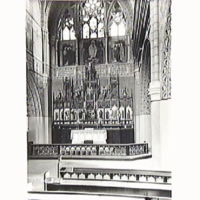 SLM M007353 - Interiör i Floda kyrka, 1890-tal