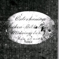 SLM M031352 - Österhaninge socken - biblioteks utlåningsbok från och med 1858.