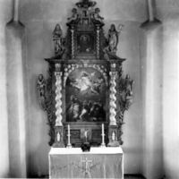 SLM M026117 - Altaret i Fors kyrka år 1944