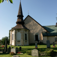 SLM D08-1066 - Sköldinge kyrka, exteriör.