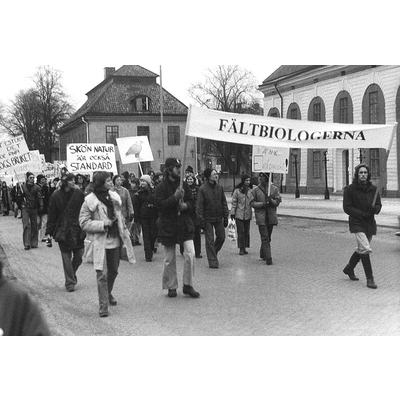 SLM D05-563 - Fältbiologerna demonstrerar, 1970-tal
