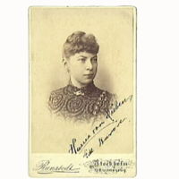 SLM M000015 - Fröken Harriet von Düben, ca 1890-tal