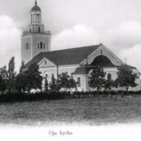 SLM M025570 - Öja kyrka, cirka 1900