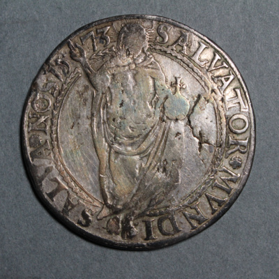 SLM 16829 - Mynt, 1 daler silvermynt 1573, Johan III