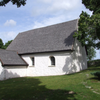 SLM D10-097 - Spelviks kyrka, exteriör från sydost