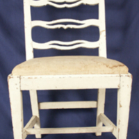SLM 3420, 3421 - Två stolar, så kallade skrattstolar, från Berga-Tuna, 1800-talets första hälft