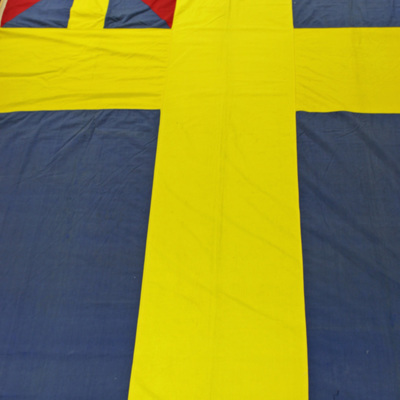 SLM 8496 - Svensk unionsflagga med den så kallade 