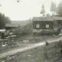 SLM A28-70 - Lilla Tuve kvarn i Lästringe omkring 1905-1910. Kvarnen revs 1913.