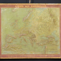SLM 802 - Reliefkarta över Europa, Baukeller & Co, Paris