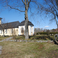 SLM D10-351 - Torsåkers kyrka, kyrkogården sydost om kyrkan