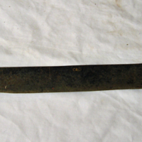 SLM 1270 - Kniv med träskaft, från Österby i Hölö socken