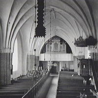 SLM M007671 - Interiör, Fogdö kyrka