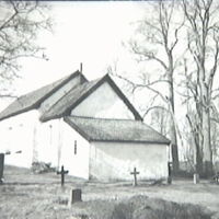 SLM POR53-2575-1 - Halla kyrka, foto 1953.