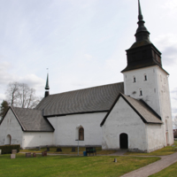 SLM D10-595 - Vansö kyrka, exteriör från nordväst