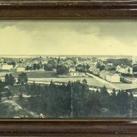 SLM 12605 - Fotografi, panorama över Nyköping år 1912