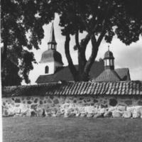 SLM A20-186 - Husby-Rekarne kyrka år 1964