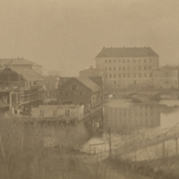 SLM P11-5891 - Örebro med slottet ca 1900