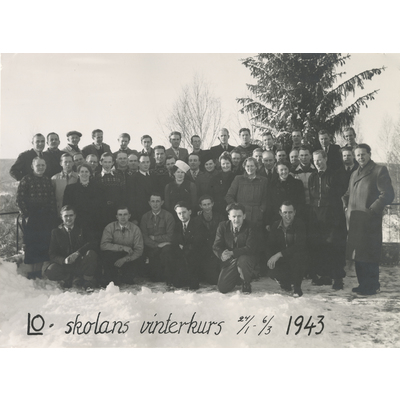 SLM P2020-0130 - LO-skolans vinterkurs 1943