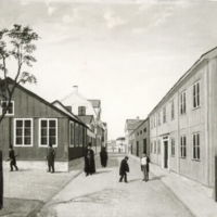 SLM M023764 - Storgatan i Strängnäs år 1860