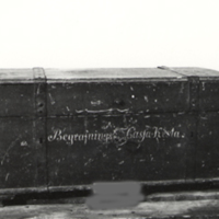 SLM 2937 - Kista som tillhört begravningskassan i Nyköping, daterad 1801