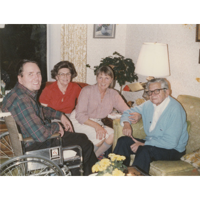 SLM P2022-1509 - Lennart, Karin, Ulla och Bert i USA år 1984
