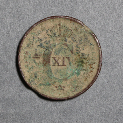 SLM 16558 - Mynt, 1/3 skilling banco kopparmynt 1840, Karl XIV Johan