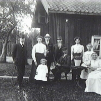 SLM AR10-64893 - Familjen Ring i Högsjö, ca 1911