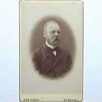 SLM M000323 - Lektor Edvard August Bång född 1839, tillförordnad rektor vid Nyköpings allmänna läroverk 1887