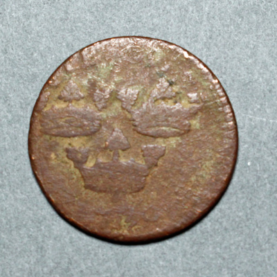 SLM 16292 - Mynt, 1 öre kopparmynt 1719(?), Ulrika Eleonora