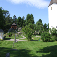 SLM D08-766 - Åkers kyrka, kyrkoanläggning.