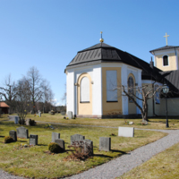 SLM D10-354 - Torsåkers kyrka, exteriör sedd från nordost