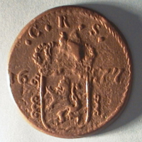 SLM 16161 - Mynt, 1 öre kopparmynt, krona A, 1677, Karl XI