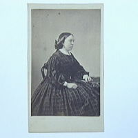 SLM M001141 - Charlotta Katarina Maria Lundgren, född 1840, dotter till komminister Per Lundgren