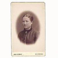 SLM M000081 - Fru Ida Karolina Holmer, ca 1890-tal