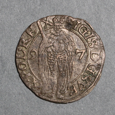 SLM 16817 - Mynt, 1 öre silvermynt typ II 1597, Sigismund